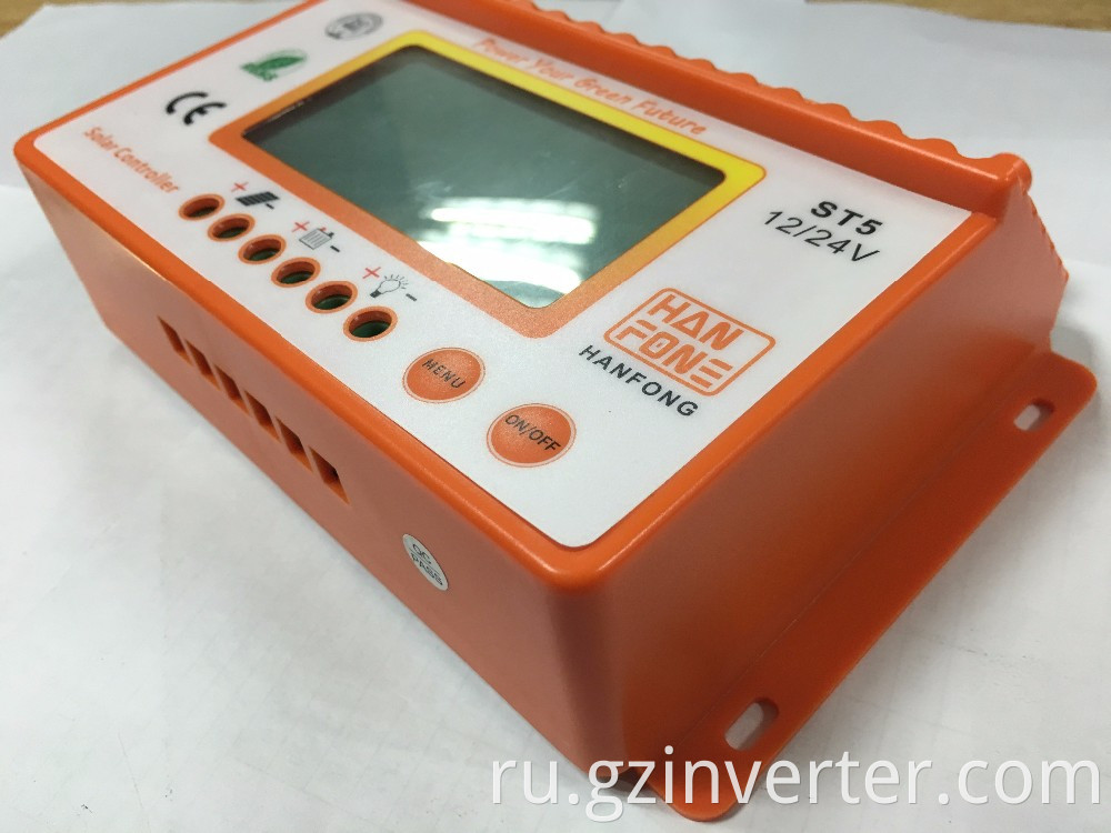 Китай Ханфонг Оригинальный дизайн MPPT/ШИМ -Контроллер заряда, PWM Solar Controller 12V 24V AUTO 30A